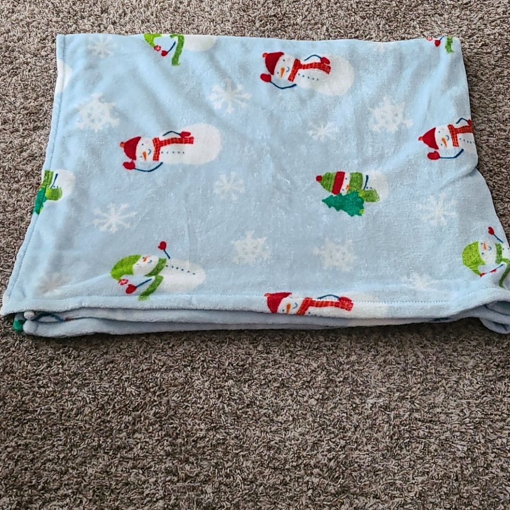 Snowman Throw Blanket
